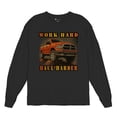 thumbnail image 5 of Work Hard Haul Harder Long Sleeve T-shirt American Pickup Truck Offroad 4x4 USA Rugged Built For Power Performance, 5 of 7