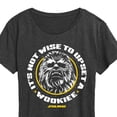 thumbnail image 3 of Star Wars - Its Not Wise Wookie - Women's Short Sleeve Classic Fit Tee, 3 of 5