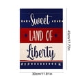 thumbnail image 3 of 4th of July Garden Flag 12x18 Inch Double Sided, Patriotic American Flag Yard Decoration, Small Seasonal Outdoor Decor for Summer Independence Day, Memorial Day, Farmhouse Holiday Outside, 3 of 6