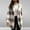 A_Khaki, variant on Sawvnm Plus Size Coat Women Fashion Winter Coat Long Sleeve Plaid Faux Shearling Oversized Jacket Pink S