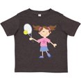 thumbnail image 3 of Inktastic Tennis Girl Girls Toddler T-Shirt, 3 of 5