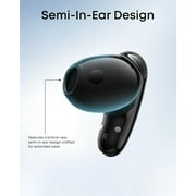 Soundcore by Anker Liberty Buds, Semi-in-Ear Earbuds, with Real-Time Adaptive ANC, Spatial Audio, 30H Playtime, Fast Charging, Translation, Wireless Bluetooth Headphones