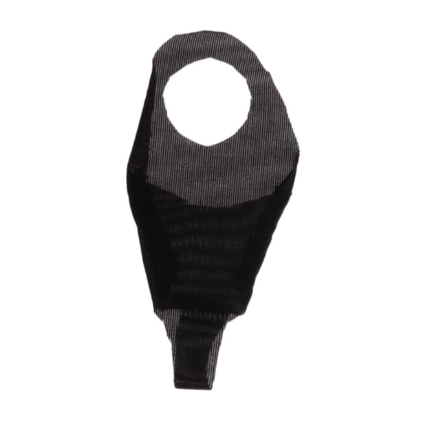 Ropa de muñeca femenina femenina a escala 1/12, traje de baño en miniatura, accesorios de muñecas hechas a mano de acción de acción para figura de 6 Negro