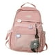 thumbnail image 3 of Mochila para mujer, portátil, sencilla, informal, duradera y práctica. Rosa, 3 of 9