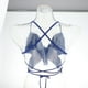 thumbnail image 3 of Traje de danza del vientre para mujer, top de lentejuelas con mariposas, sujetador para fiestas, festivales y clubes. Talla única, 3 of 9