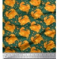 thumbnail image 1 of Soimoi Polyester Crepe Fabric Dots & Crab Ocean Print Sewing Fabric Yard 52 Inch Wide, 1 of 3