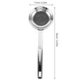 thumbnail image 2 of BRIGHTFUFU Skimmer Spoon In Silver Stainless Steel For Kitchen Use Oil Filter Tool 1Pack, 2 of 8
