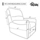 thumbnail image 4 of Slipcover Easy-Going, sillón reclinable de microfibra, elástico, gris oscuro, 4 of 5