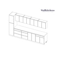 thumbnail image 6 of Kitchen Elegant Collection Black & White Gloss Color Base Size 11Ft Wide, 6 of 6