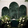 thumbnail image 5 of BalsaCircle 3 Hunter Green Crushed Velvet Round Top Wedding Arch Backdrop Stand Covers Party Events Decorations Supplies, 5 of 5