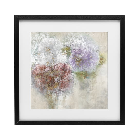 Stupell Industries Dappled Visuals Flowers Black Framed Print Under Glass, design by Leah Rei
