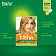 thumbnail image 5 of (6 pack) Nisha Creme Hair Color | Permanent Long Lasting Blonde Hair Dye Colour Kit | Golden Blonde | Mini Box 40gm / 1.35 Oz, 5 of 10