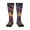 3 Black, variant on Rock Music Print Long Socks,Novelty Design Socks Gift for Men and Women,Crew Socks,Calf Socks