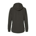 thumbnail image 2 of J. America - Women's Rival Fleece Hooded Sweatshirt - 8642 - Black - Size: L, 2 of 2