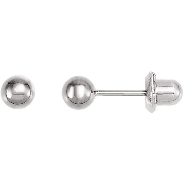 Bedrock J Inverness 4 mm Titanium Piercing Earrings,Sterile