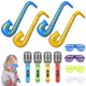 thumbnail image 3 of 12 Pcs Inflatable Instruments Glasses Party Props Blow Up Microphone Saxophone Inflatable Microphone, 3 of 3
