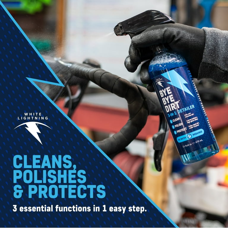 White Lightning Bye Bye Dirt 3-in-1 Detailer, 16 oz photo 3