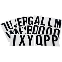 Hillman Group 842272 3 in. Black & White Vinyl Square Cut Self Adhesive Letter