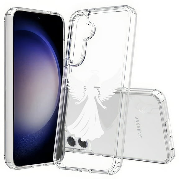 TalkingCase Slim Fit Phone Case Compatible for Samsung Galaxy S25  Plus(Not S25/ S25 Ultra), Heavenly Angel Décor Print, Lightweight,Flexible, USA Print