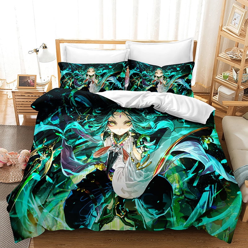 Bedding Duvet Cover Sets 3d Anime, Used Queen Size Bedspreads