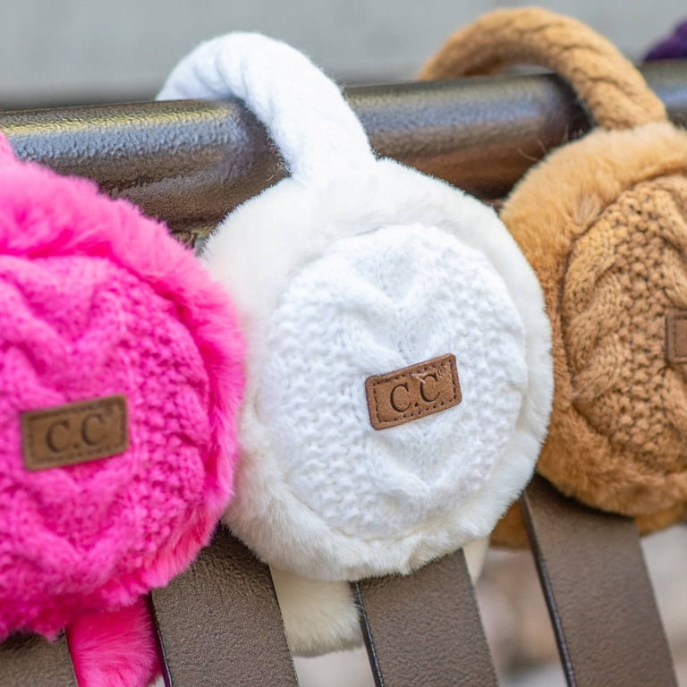 CC Cable Knit Earmuffs - Walmart.com