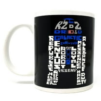 Star Wars R2D2 & Stormtrooper Black 10 oz. Ceramic Mug