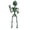 B-#001, variant on Posable Plastic Skeleton Mini Full Body Skeleton Decor, Jack O Lantern Skeleton Hanging Skeleton Prop, Skeleton Decoration Halloween Decorations for Yard Haunted House Party