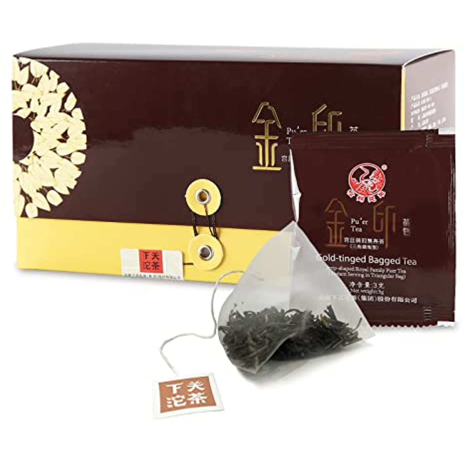 Tea Bag Black Tea Gift Set Xiaguan Tuocha, Premium Tea To Help Focus