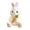 D, variant on Plush Sitting Bunny Rabbit Stuffed Animal Soft Toy with Mushroom Embroidery Floppy Ears Cuddly Doll for Kids and Adults