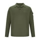 thumbnail image 3 of pstuiky camisas de manga larga para hombre, Camisa de manga larga de color liso para hombre con bolsillos en los brazos y solapa. tops de invierno para hombre m, 3 of 5