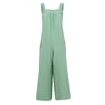 thumbnail image 1 of Mono informal para mujer, pantalones sueltos sin mangas, mono con bolsillos Adepaton BST3000491-1, 1 of 5