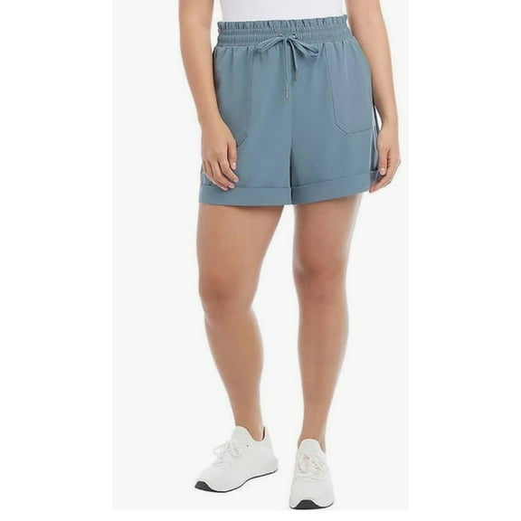 Danskin Womens' Woven Paperbag Shorts
