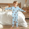 thumbnail image 6 of joogoo Baseball Gloves 2 Piece Long Sleeve Tee and Pants Cotton Pajama Set 4T, 6 of 7