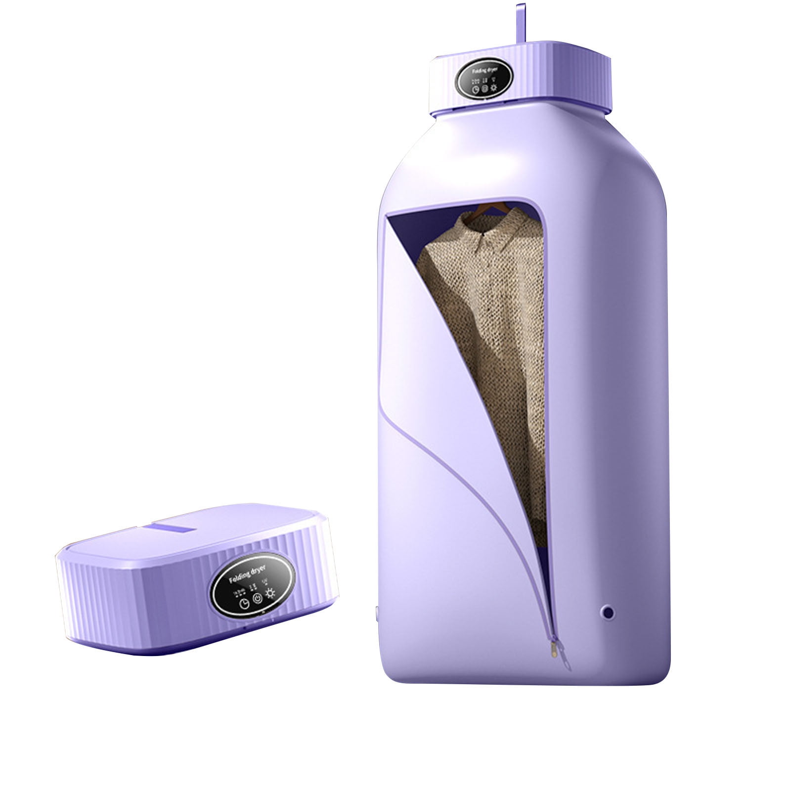 KQJQS Portable Laundry Dryer, Multifunctional Portable Dryer Machine, 2 Gear Adjustable Mini Indoor Clothes Dryer With Dryer Bag