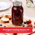 thumbnail image 6 of Limited Edition Ball Americana Quart Mason Jar, 32 oz. Regular Mouth Glass Jars, Quart Size Mason Canning Jars, 4 Pack, 6 of 8