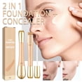 thumbnail image 4 of Concealer 2 In 1 Foundation + Concealer Liquid Concealer With Brush Double Head Concealer Concealer Makeup, 4 of 9
