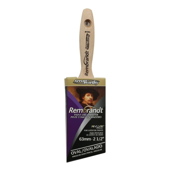 Arroworthy  Rembrandt  2-1/2 in. W Semi-Oval  Paint Brush