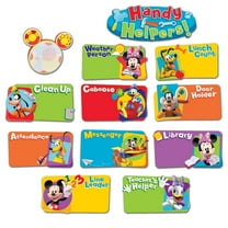 Eureka Mini Bulletin Board Set, Clubhouse, with Handy Helper Sign, Multicolor, 16 Count