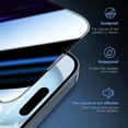 thumbnail image 2 of 2 Packs Privacy Screen Protector for iPhone 14 Plus, Tempered Glass Anti-Peeping Protective Film with Dustproof Installation Tool, No Bubble, 9H Hardness, Scratch Resistant, Case Friendly, Black, 2 of 6