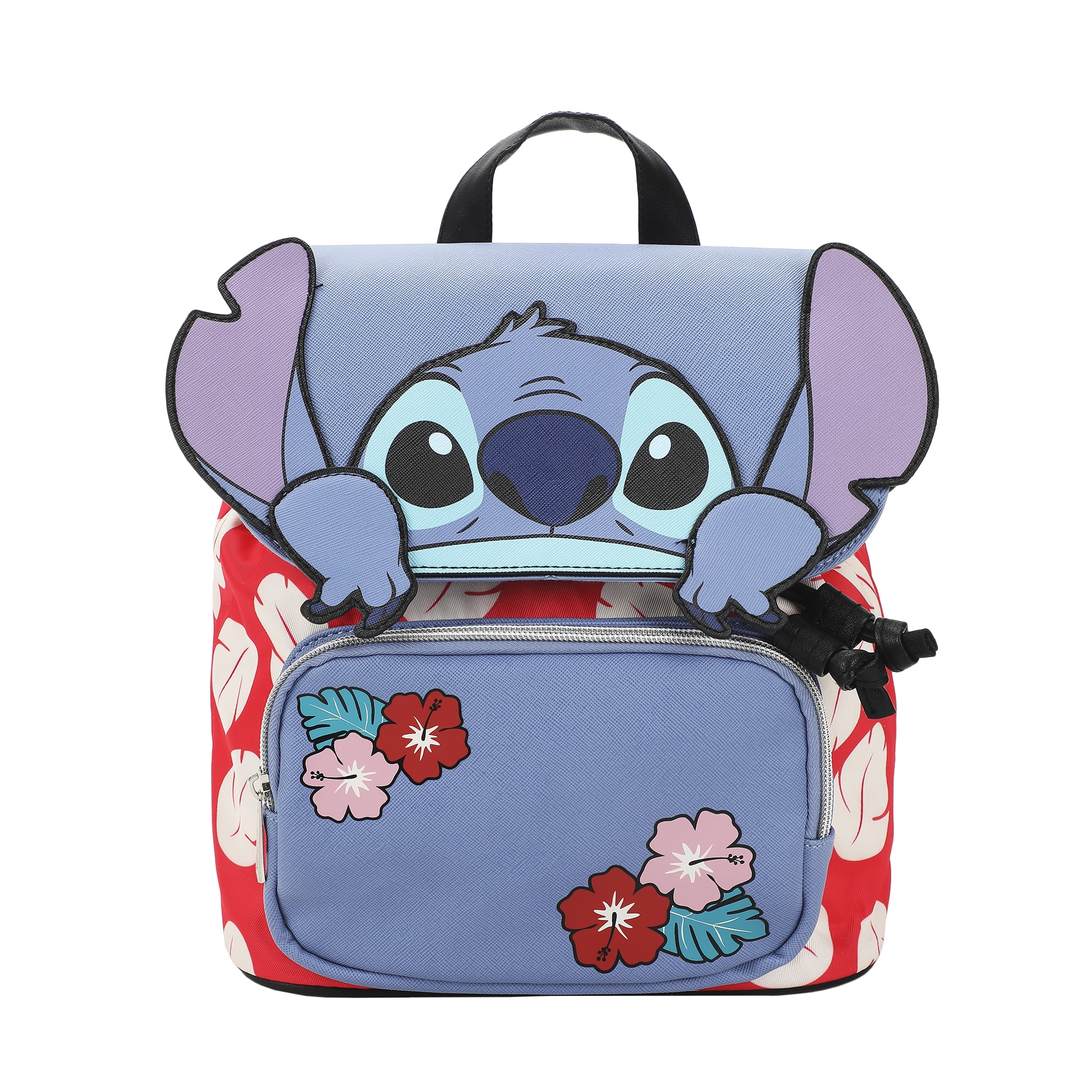 CERDÁ Disney Stitch Casual Backpack - Blue PU, 22.5x22.5x7 Cm, Officially Licensed - View #3