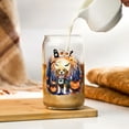 thumbnail image 3 of Happy Halloween Vampire Beagle BOO with Pumpkins Fun and Spooky 16oz Glass Cup Mug Beagles Dog Lover Gifts Idea Glass Can - 00018, 3 of 5