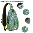 thumbnail image 2 of Sac à Bandoulière Mandala Boho Folk avec Design Géométrique, Sac à Dos Léger et Durable, Sangle Réglable, Multiples Compartiments pour Méditation, Usage Extérieur, 2 of 5