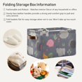 thumbnail image 6 of FREEAMG Cute Hand Drawn Farm Animals and Plants Storage Basket, Durable Canvas Organizer With Handles Large Collapsible Storage Bins Boxes for Home Office - 2 Pack, 6 of 7