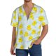 thumbnail image 1 of Fotbe cute rubber duck Camisa Estampada de Manga Corta para Hombre, Casual de Verano, Estilo Playero, Sin Arrugas-Large, 1 of 5