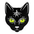thumbnail image 1 of PinMart Chat Noir avec Lune et Toile d'Araignée Épingle Émaillée pour Halloween, 1 of 4