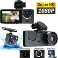 thumbnail image 2 of MesaSe 1080P Car Dash Cam 3 Channel  Front Rear Inside Dash Camera  DVR Backup Cam for Cars  170°  Night Vision  Loop Recording  G-Sensor  Parking Monitor  WDR, 2 of 6