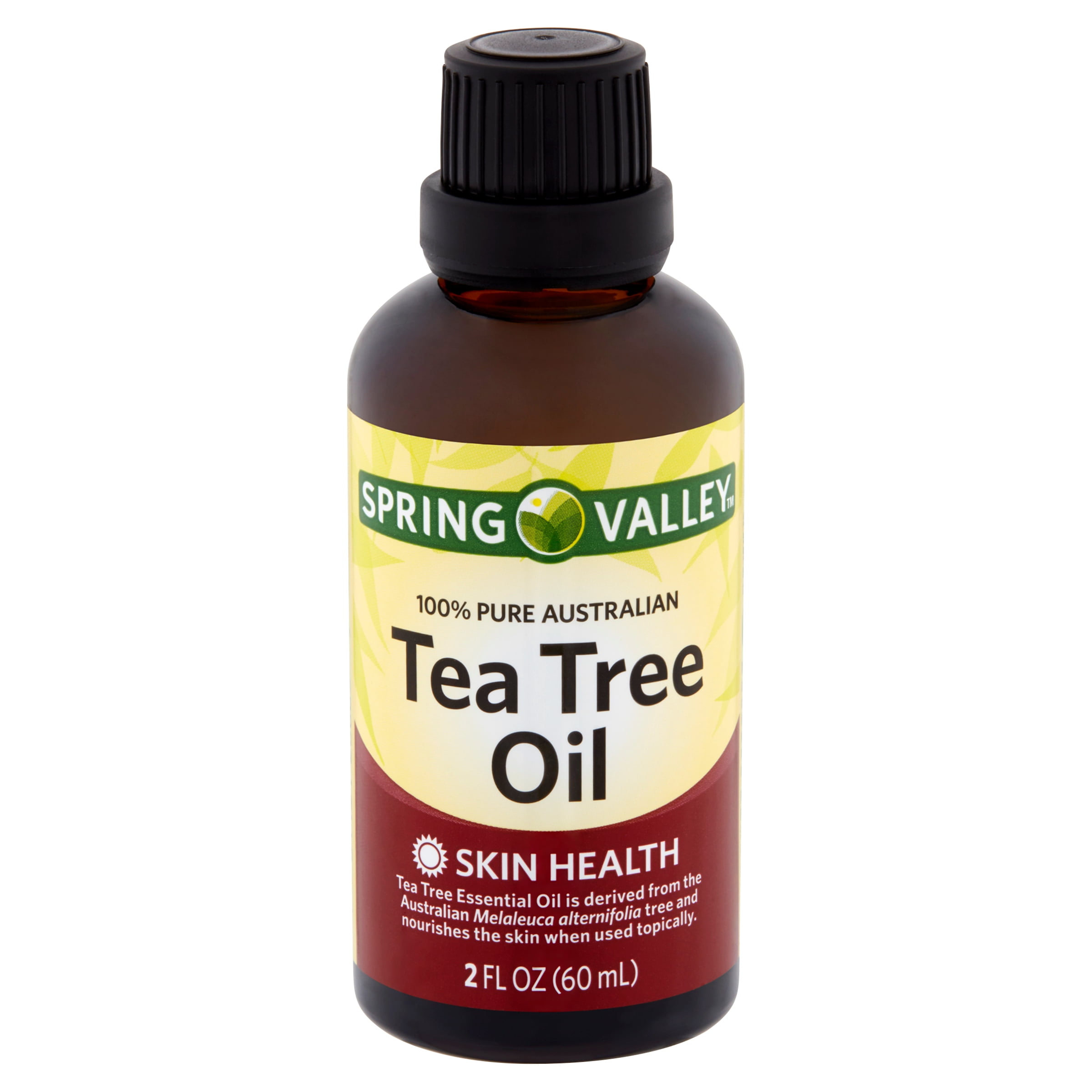 Schijnen Document Wees tevreden Spring Valley, 100% Pure Australian Tea Tree Oil, 2 fl. Oz. - Walmart.com