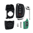 thumbnail image 6 of Wholesalekey Replacement for 2015 - 2019 Hyundai TQ8-RKE-4F31 4 Buttons Remote Key Fob 433MHz,2 Pack, 6 of 6