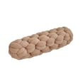 thumbnail image 2 of Chunky Braided Long Throw Pillow,Thick Knotted Tube‑Shaped Cushion,Soft Plush Decorative Bolster Pillow for Sofa Couch Bed Home Interior Layout,19"(Khaki), 2 of 6