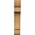 thumbnail image 2 of 4"W x 10"D x 22"H New Brighton Rough Sawn Corbel, Western Red Cedar, 2 of 9
